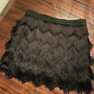 BCBG fringe skirt